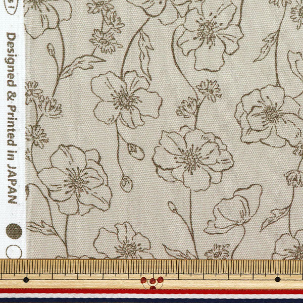 [Quantità a partire da 5] Tessuto 『Oxford LINEA GARDEN ESSENSIAMENTE GREIGE AP51801-4B"