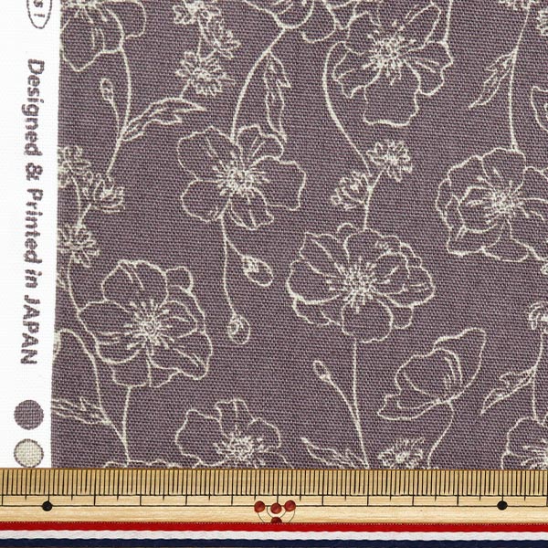 [Quantité à partir de 5] Tissu 『Oxford Charbon de jardin essentiel AP51801-4C"