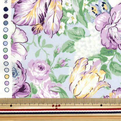 [5부터 시작하는 수량] 천・원단 『시팅 원단 Lulu bouquet Euphoria 색소폰 Ru2500-11c" 이불 게이트 퀼트 게이트