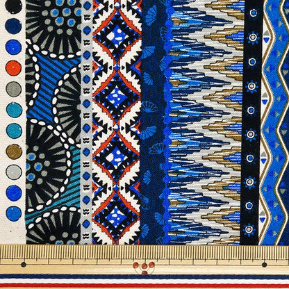 [الكمية تبدأ من 5] الأقمشة 『الأغطية خطوط على الطراز الأفريقي ، اللون E AP52804-2E"