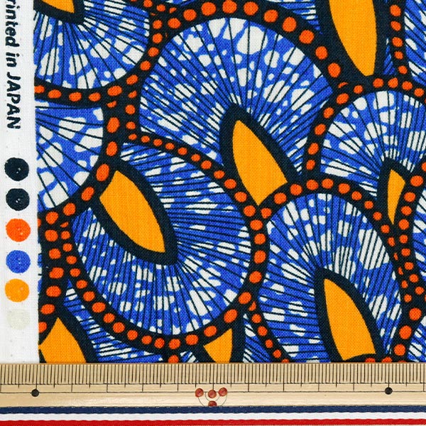 [5부터 시작하는 수량] 천・원단 『시팅 원단 아프리카 스타일 스케일 컬러 B AP52805-2B"