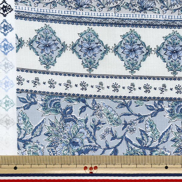 [Quantité à partir de 5] Tissu "AsiatiquesiègeDai Shiro x Blue SP3900-1A"