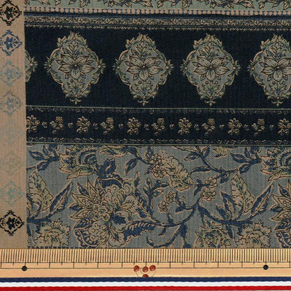 [Cantidad a partir de 5] Tela "AsiáticoláminasDai Beige x Navy SP3900-1E"