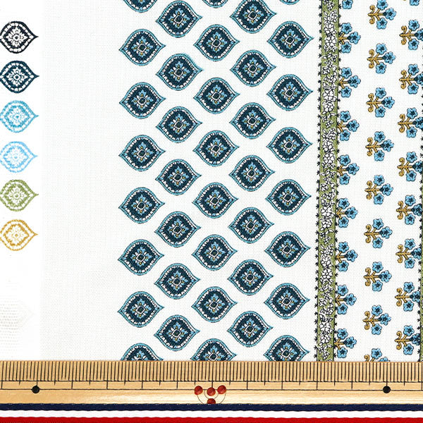 [Quantité à partir de 5] Tissu "AsiatiquesiègeDai Shiro x Blue SP3900-3A"