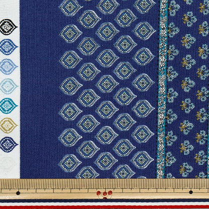 [Quantité à partir de 5] Tissu "AsiatiquesiègeDai Shiro x Navy SP3900-3C"