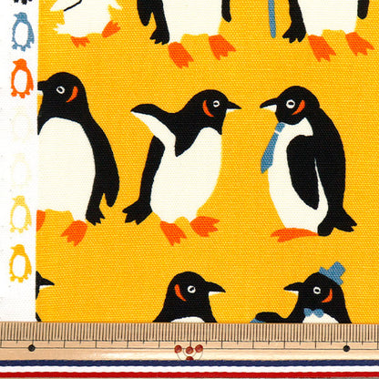 [Quantità a partire da 5] Tessuto 『Oxford Pakit Animal Penguin Yellow AP52901-2B"