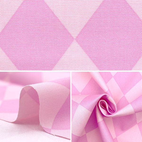 【数量5から】 生地 『オックス ダイヤ ピンク SP5600-A』