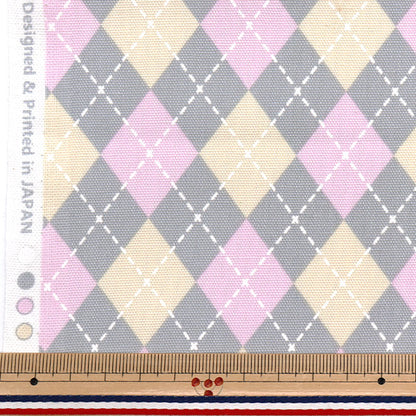 【数量5から】 生地 『オックス アーガイル グレー SP5700-B』