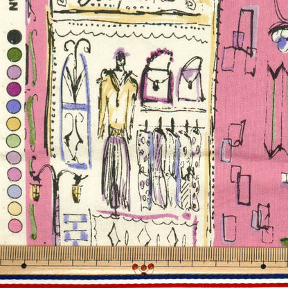 [5부터 시작하는 수량] 천・원단 "넓은 부티크 옷장 에어 텀블러 처리 핑크 AP52802-1D"