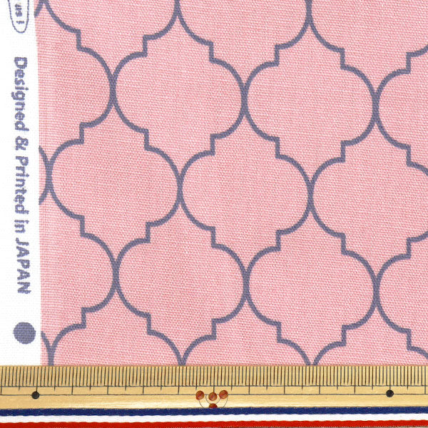 [Quantità a partire da 5] Tessuto 『Oxford Modello marocchino Pink SP5500-B"