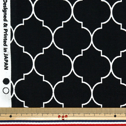 [Quantità a partire da 5] Tessuto 『Oxford Modello marocchino Black SP5500-F"