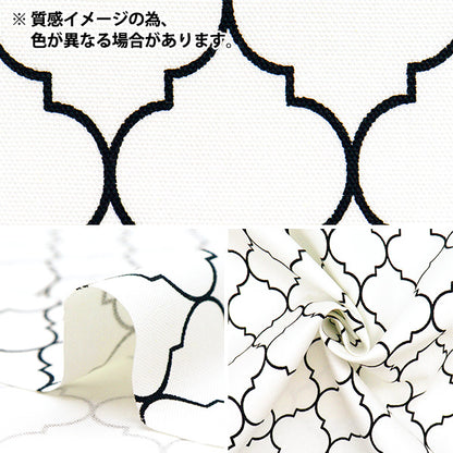 [Quantità a partire da 5] Tessuto 『Oxford Modello marocchino Black SP5500-F"