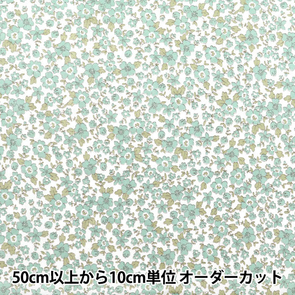 [Количество, начиная с 5] Ткань 『ткань полотняного переплетения Маленький цветочный рисунок Blue AP4780-1B"