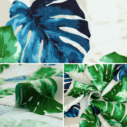 [Cantidad a partir de 5] Tela 『Oxford Hawaiian Monstera Beige X Green AP52202-1A"