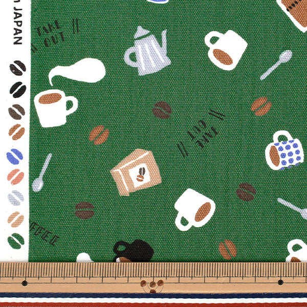 [Quantità da 5] Tessuto 『Oxford Caffè Verde AP55110-1D"