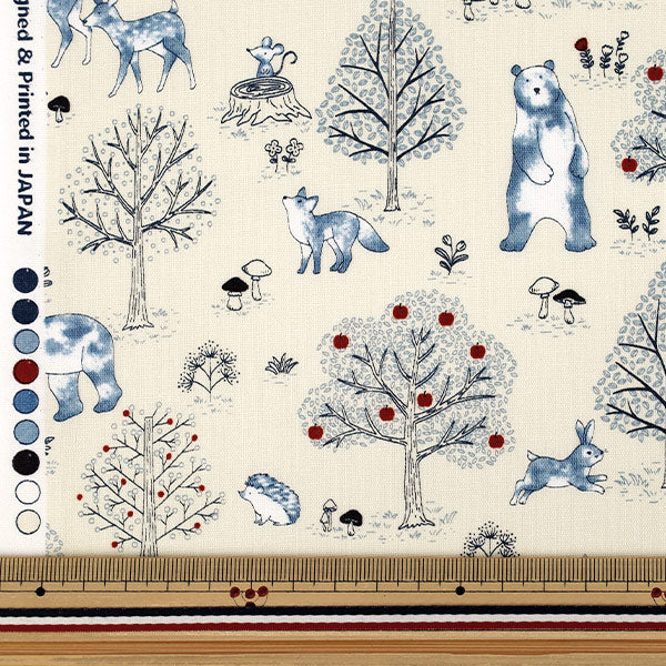 [Quantity from 5] Fabric "Poplin Kids Land Forest Beige SP2600-3A”