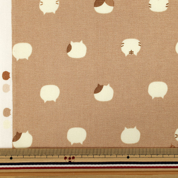[Quantità da 5] Tessuto "Oxford Nekotama Beige AP1070-1D”