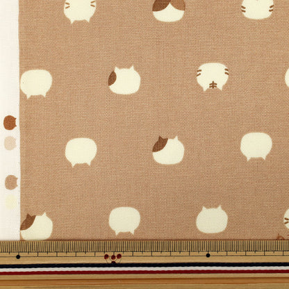 [Quantità da 5] Tessuto "Oxford Nekotama Beige AP1070-1D”