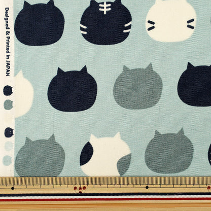 [Quantity from 5] Fabric "Oxford Nekotama Blue AP1070-2C”