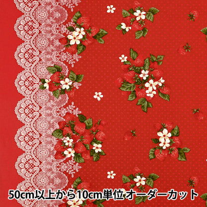 【数量5から】 生地 『シーチング UN/NO Very Berry レッド NN2337-D』