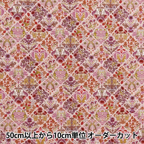 [Из количества 5] Ткань 『Простыни Art Nouvo Sin Fony Block Flower Pattern Pink SS-2402-1C"