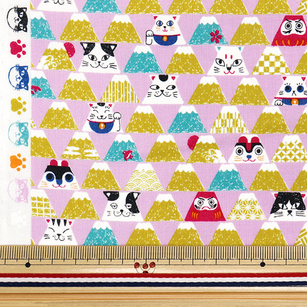 [Quantity starting from 5] Fabric "Cotton Print Mt. Fuji SO-57501-4C"