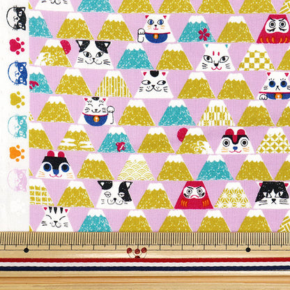 [Quantity starting from 5] Fabric "Cotton Print Mt. Fuji SO-57501-4C"