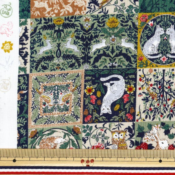 [Quantité à partir de 5] Tissu 『siège Art Nouveau Symphony Navy SS-2402-3env"