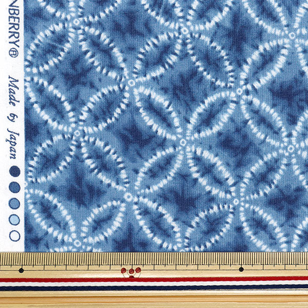 [الكمية تبدأ من 5] الأقمشة 『طبعة التخويف Shibori-Style الياباني النمط Cloisonne 850257-2-2"