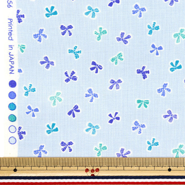 [Cantidad a partir de 5] Tela 『tela de tejido liso Colección hogareña Cinta Blue X Blue DH10656L-D"