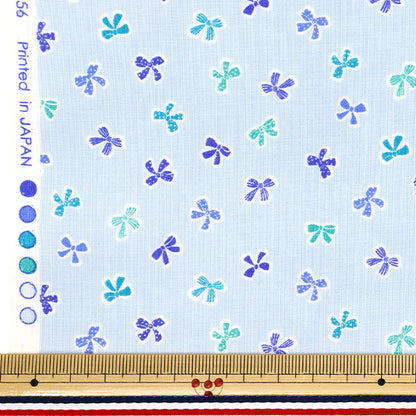 [Cantidad a partir de 5] Tela 『tela de tejido liso Colección hogareña Cinta Blue X Blue DH10656L-D"