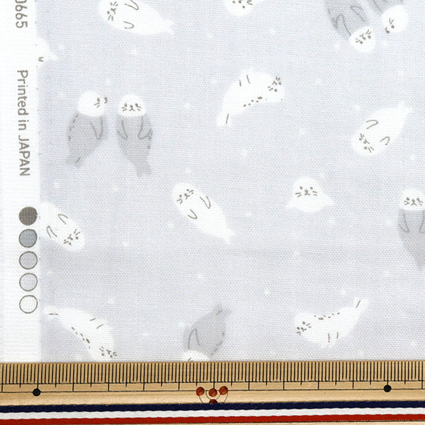 [Quantità a partire da 5] Tessuto 『doppia garza Collezione Homey Grey GH10665S-C"