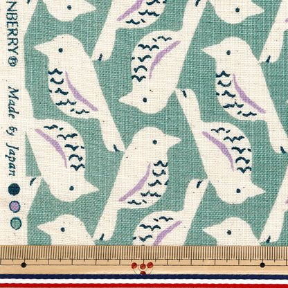 [Quantità a partire da 5] Tessuto "Love Bird Mint Blue 850508-1-1"