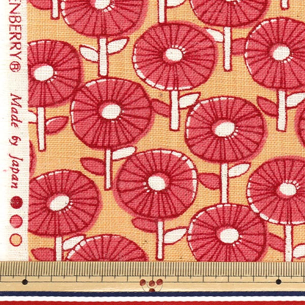 【数量5から】 生地 『リネンライクスラブ ポポ ピンクローズ 850509-1-3』