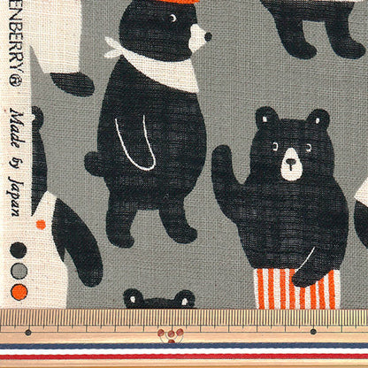 [الكمية تبدأ من 5] الأقمشة "الحب الكتان Mechakuma Wonderland Sesame 850521-1-5"