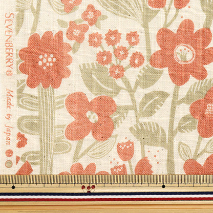 【数量5から】 生地 『リネンライクスラブ ブロッサム ナチュラルピンク 850510-1-1』