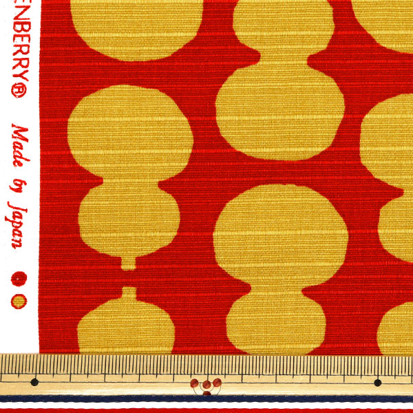 [Quantity starting from 5] Fabric 『Shantung Simple modern gourd red 850108-12-2"