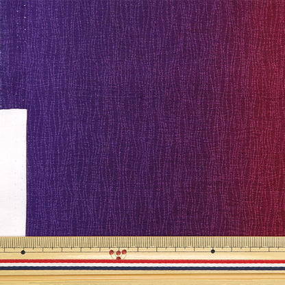 [Quantité à partir de 5] Tissu "Wine à imprimé gradient rouge x jaune DD11216S-302"
