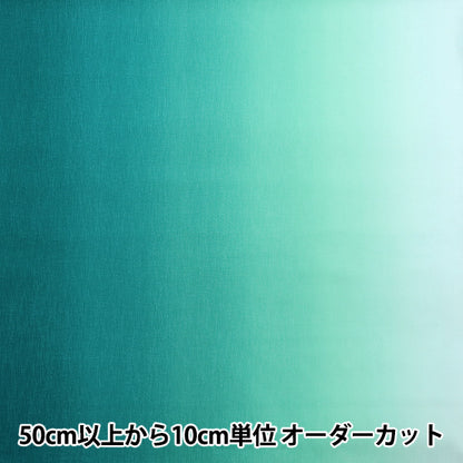 [Quantité à partir de 5] Tissu "Emeraude à imprimé gradient DD11216S-306"