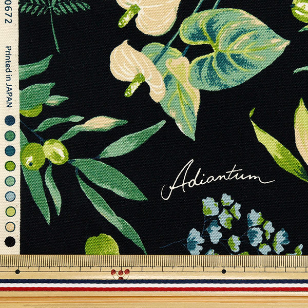 [الكمية تبدأ من 5] الأقمشة 『أكسفورد منزل النباتات الأسود SC10672S-E"