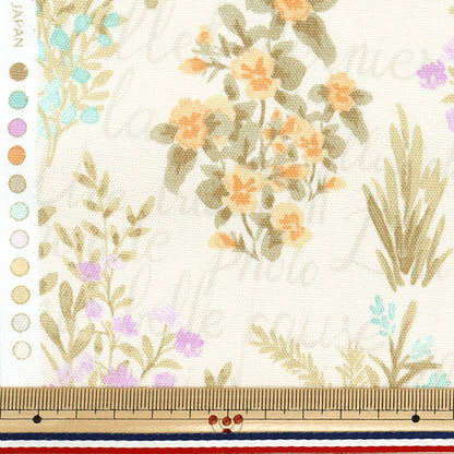 [Quantity starting from 5] Fabric 『Oxford Herb Bouquet Beige SC10671S-C"