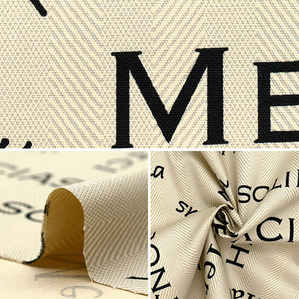 [Quantità a partire da 5] Tessuto 『Oxford Yarn Die Pattern Merci Grey SC10674S-A"