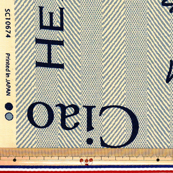 [Cantidad a partir de 5] Tela 『Oxford Yarn Die Pattern Merci Blue SC10674S-B"