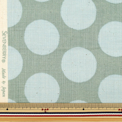 [Quantity starting from 5] Fabric "LinenLike Lab Bicolor Dot Moss Green 83194-1-4"