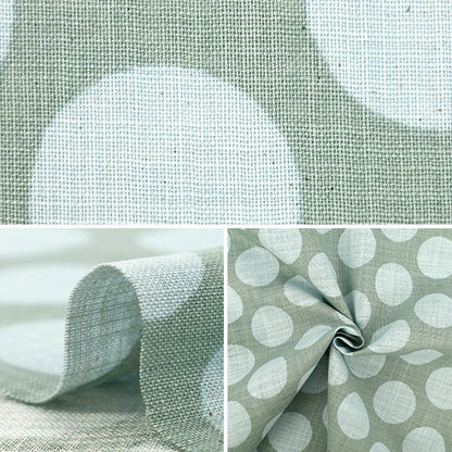 [Quantity starting from 5] Fabric "LinenLike Lab Bicolor Dot Moss Green 83194-1-4"