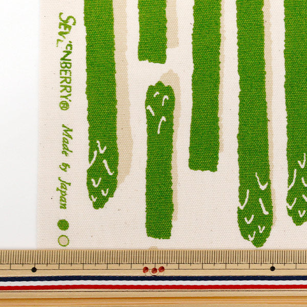 [Menge ab 5] Stoff 『Oxford Spargel gestreiftes Grün 850552-1-1"