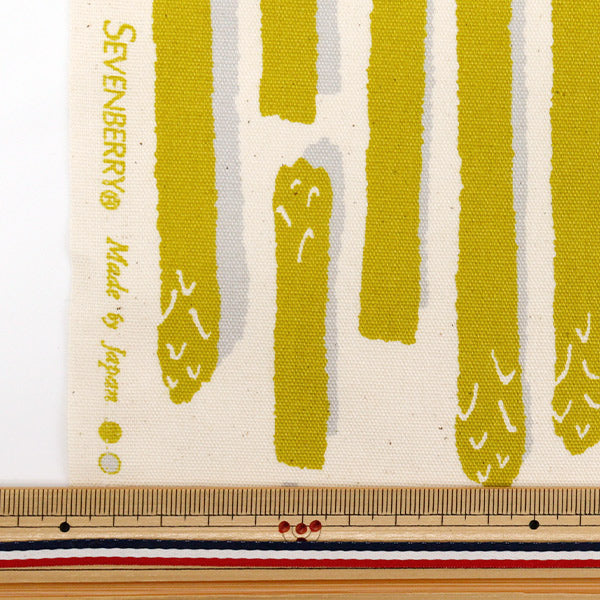 【数量5起】 織物 『牛津布 芦笋条纹黄色绿色85052-1-3"
