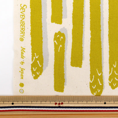 【数量5起】 織物 『牛津布 芦笋条纹黄色绿色85052-1-3"