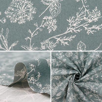 【数量5から】 生地 『ブロード ワイルドフラワー ブルーグレー 850544-1-3』