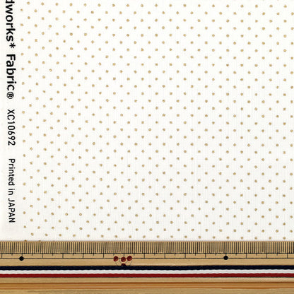 [Quantity from 5] Fabric "X’mas dot white XC10692S-A"